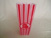 plastic popcorn buckets/square popcorn containers