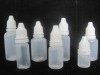 plastic semi-transparent dropper bottles