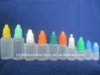 plastic semi-transparent pilferproof dropper bottles