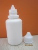 plastic white 30ml dropper bottle