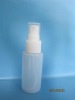 plastic white cosmetic spray container