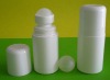 plastic white deodorant bottle