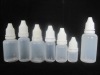 plastic white empty lock ring bottles