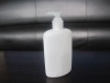 plastic white shampoo container