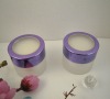 plated elegant cosmetic jar