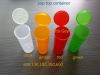 pop plastic vials