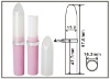 pretty lipbalm tube/lipstick tube