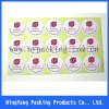 printed adhesive sticker/label