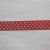 printed dots grosgrain ribbon