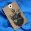 printed kraft paper button bags