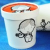 printed soup cup with lid