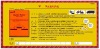 printed warning adhesive label