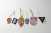 pritned ,embossed paper /plastic /kraft paper hangtag with string ribbon