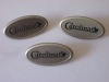 product nameplate;logo label;rating plate;signage plate;metal tag;scutcheon