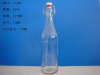 profiled glass bottle, glass bottle