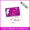 purple business card