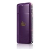 purple coating perfume bottle