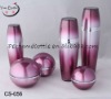 purple cosmetic glass jars for personal care