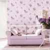 purple flower wallpaper printing service