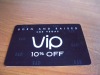 pvc VIP card with laminated coated overlay