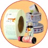 pvc sticker adhesive labels botle label battery label