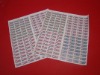 pvc transparent label