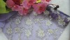 rainbow organza fabric for wedding decorate