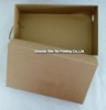 recycled kraft paper shoe box WT-PBX-215