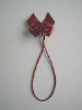 red elastic loops with bowtie