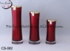 red fashion cosmetic bottle