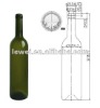 red glass wine bottle HT1021