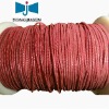 red metallic rope