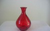 red painting glass aroma bottle