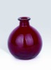 red painting glass aroma bottle