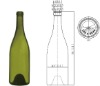 red wine glass bottle 750ml