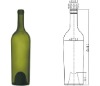 red wine glass bottle 750ml