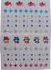 rhinestone pvc sticker