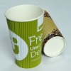 ripple paper cup for hot or cold drinking