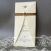 romantic wedding invitation card with custom size