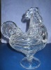 rooster perfume glass bottle