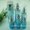 round acrylic cosmetic bottle