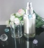 round acrylic cosmetic bottle