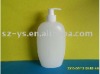 round body shampoo bottle