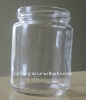 round glass fruit jam jar