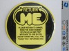 round shape epoxy resin dome sticker