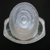 round square oblong aluminum foil container