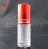 screw shape glass perfume bottle