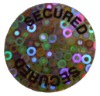 secure genuine holographic stickers