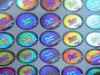 security custom hologram stickers