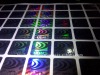 security customized holographic labels